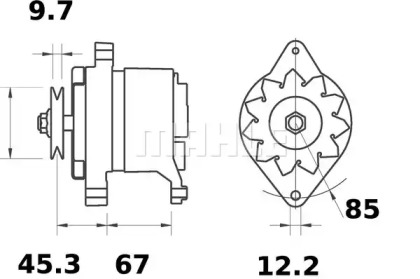 mahle original mg252