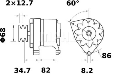 mahle original mg237