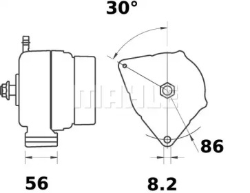 mahle original mg216