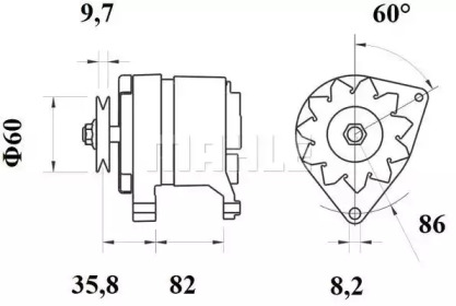 MAHLE ORIGINAL MG 146