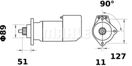 MAHLE ORIGINAL MS 586