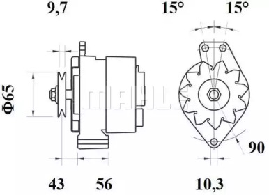 MAHLE ORIGINAL MG 84