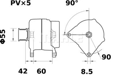 MAHLE ORIGINAL MG 108