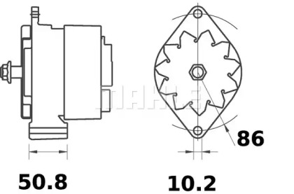 MAHLE ORIGINAL MG 155