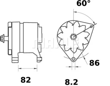 MAHLE ORIGINAL MG 156