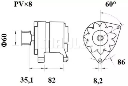 MAHLE ORIGINAL MG 193