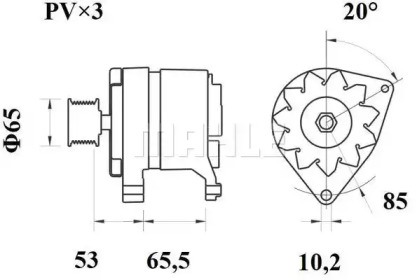 MAHLE ORIGINAL MG 194