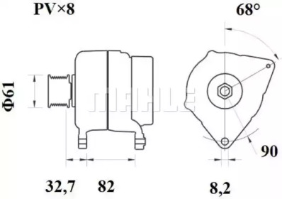 MAHLE ORIGINAL MG 205