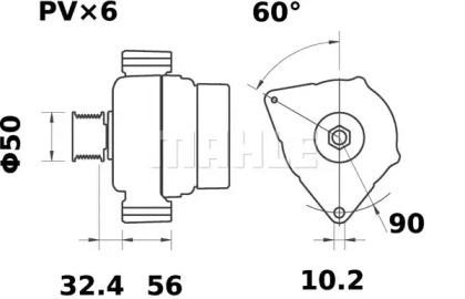 MAHLE ORIGINAL MG 208