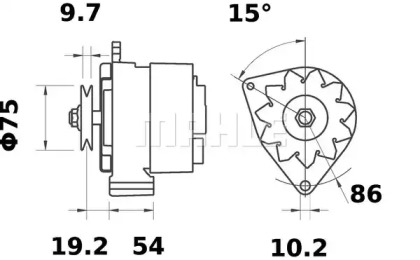 MAHLE ORIGINAL MG210