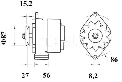 MAHLE ORIGINAL MG 254