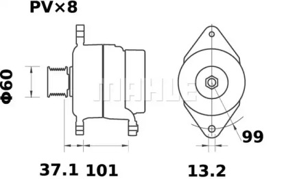 MAHLE ORIGINAL MG 264