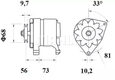 MAHLE ORIGINAL MG 283