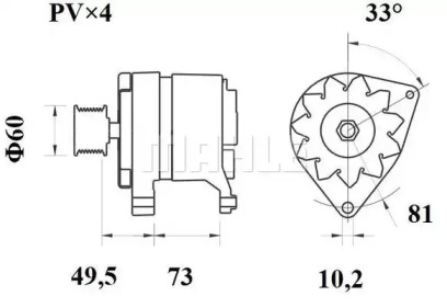 MAHLE ORIGINAL MG 389