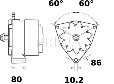 MAHLE ORIGINAL MG 406