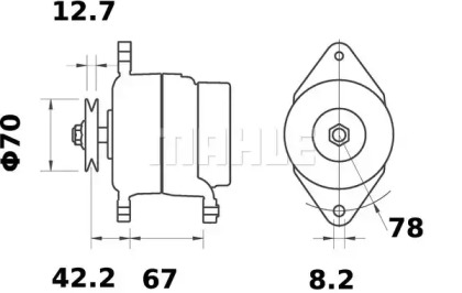 MAHLE ORIGINAL MG 535