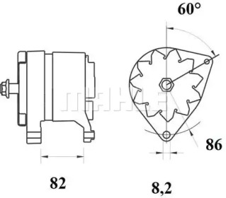 MAHLE ORIGINAL MG 604