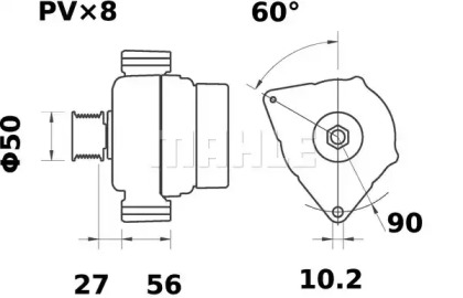 MAHLE ORIGINAL MG 608