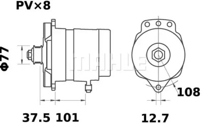 MAHLE ORIGINAL MS 18