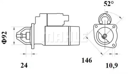 MAHLE ORIGINAL MS 63