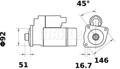 MAHLE ORIGINAL MS 84