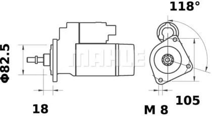 MAHLE ORIGINAL MS 95