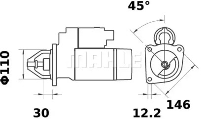 MAHLE ORIGINAL MS 116