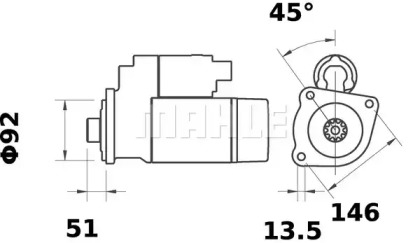 MAHLE ORIGINAL MS 120