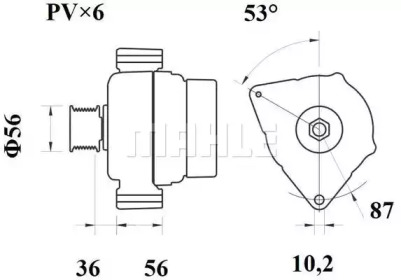 MAHLE ORIGINAL MG 135