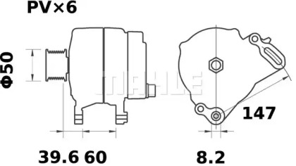 MAHLE ORIGINAL MG 404