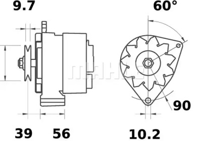 MAHLE ORIGINAL MG 408