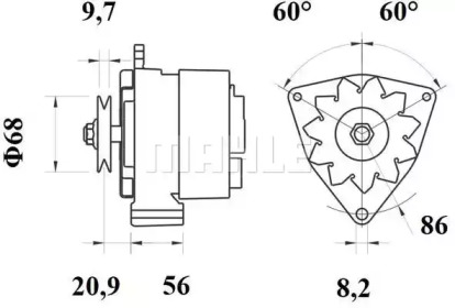 MAHLE ORIGINAL MG 424