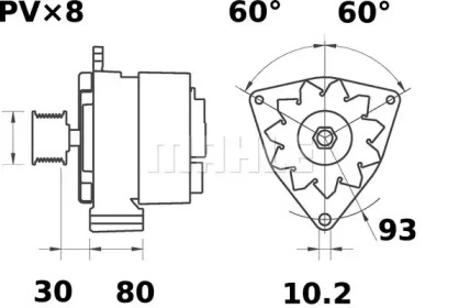 MAHLE ORIGINAL MG 624