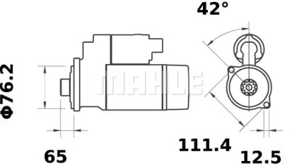 MAHLE ORIGINAL MS 76