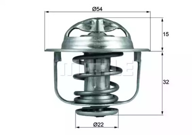 MAHLE ORIGINAL TX 206 88D