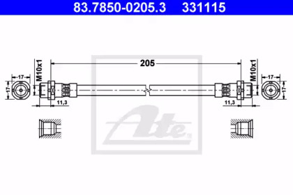 ATE 83.7850-0205.3