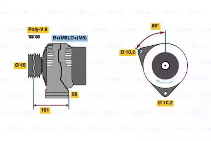 BOSCH 0 123 510 004 BOSCH 0 123 510 004