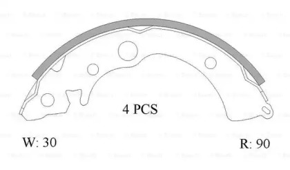 BOSCH 0 986 AB0 803