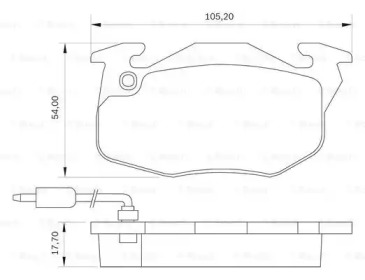 BOSCH 0 986 BB0 052 BOSCH 0 986 BB0 052