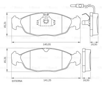 BOSCH 0 986 BB0 146