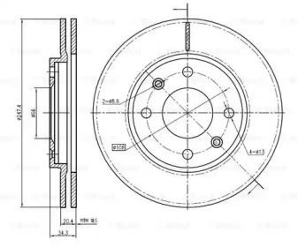 BOSCH 0 986 BB4 304