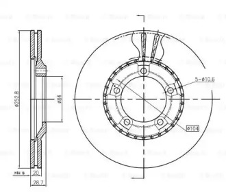 BOSCH 0 986 BB4 312