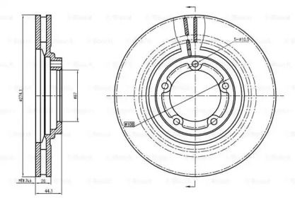 BOSCH 0 986 BB4 343