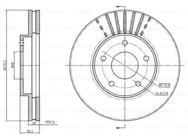 BOSCH 0 986 BB4 346