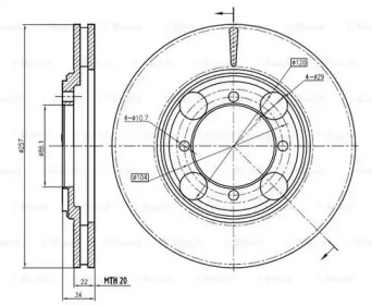 BOSCH 0 986 BB4 347