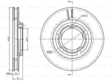 BOSCH 0 986 BB4 349