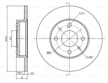 BOSCH 0 986 BB4 351