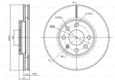 BOSCH 0 986 BB4 357