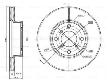 BOSCH 0 986 BB4 362