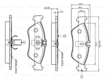 BOSCH 0 986 TB2 032